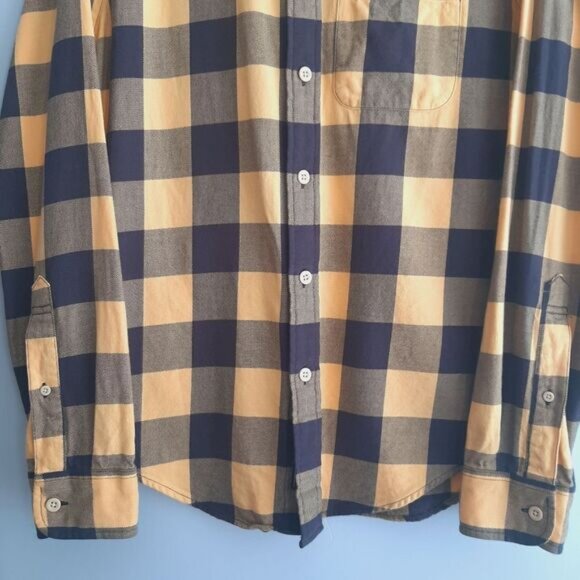 ABERCROMBIE & FITCH Slim Fit Buffalo Check Button Down Casual Shirt Men's Sz M - Picture 3 of 13